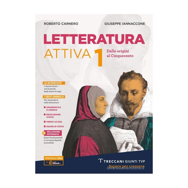 Letteratura attiva 1 con Palestra scrittura e Divina commedia.