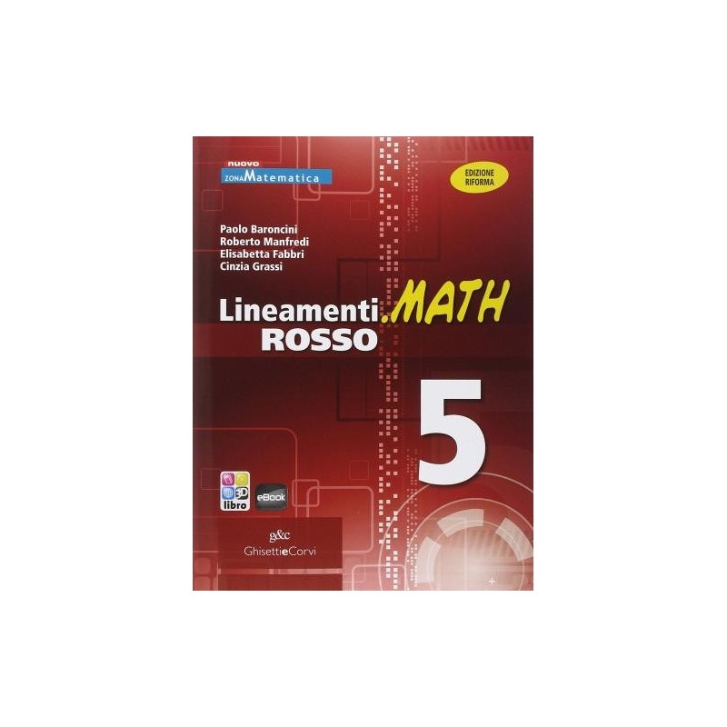 Lineamenti.math rosso 5